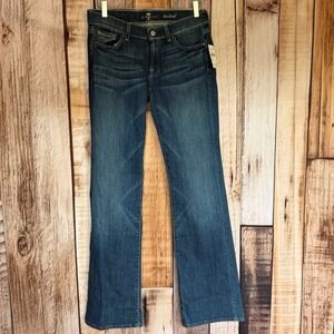 7 For All Mankind Bootcut Jeans Medium Wash Premium Denim Classic Size 30 NWT